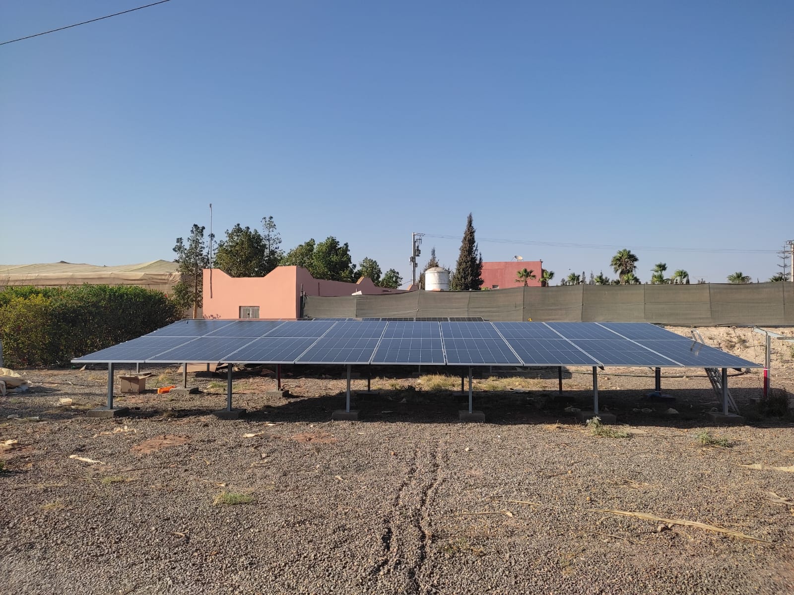Installation photovoltaïque pour une activité agricole à Aït Melloul