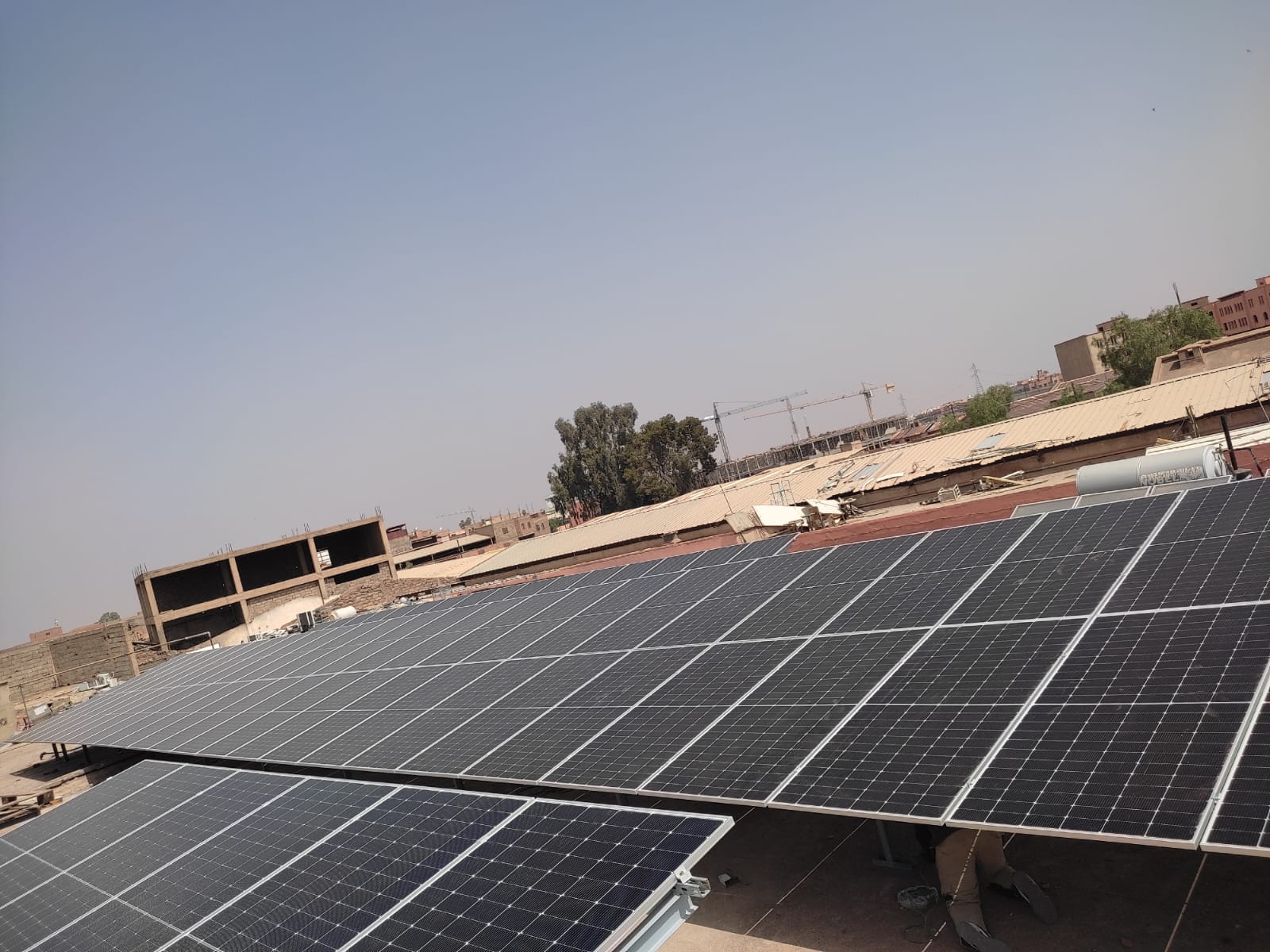 Installation photovoltaïque pour une boulangerie à Marrakech