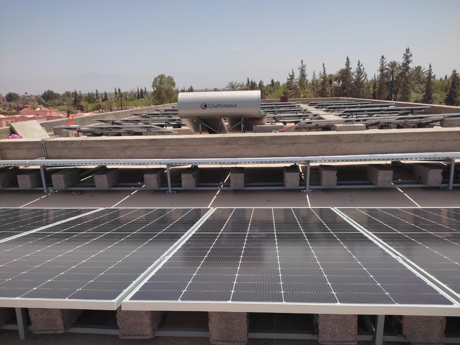 Installation photovoltaïque résidentielle à Marrakech